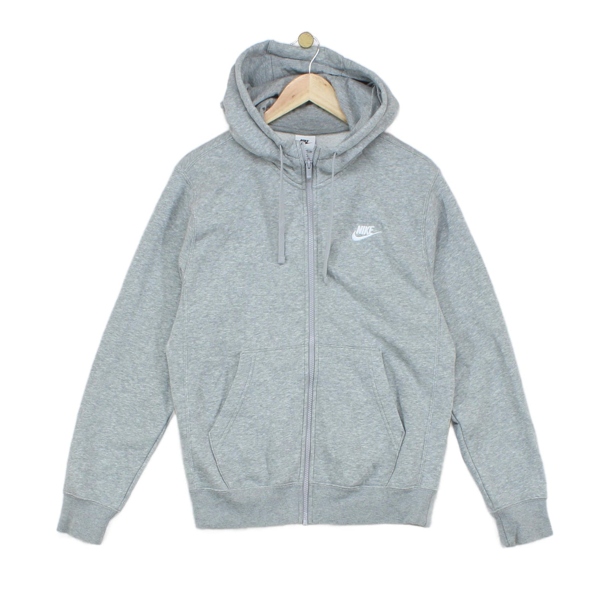 Mens Club Hoodie Full Zip Fleece Lining