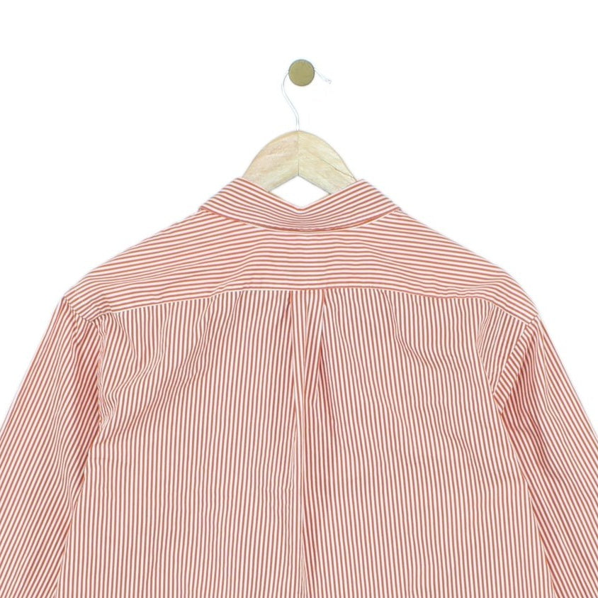 Mens Striped Shirt Slim Fit Long Sleeve