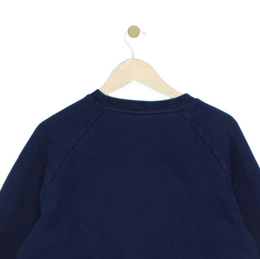 Mens Spell Out Sweatshirt Logo Crew Neck