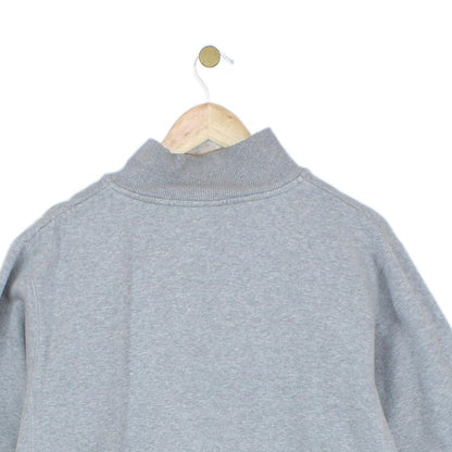 Mens 1/4 Zip Sweatshirt Logo Embroidered