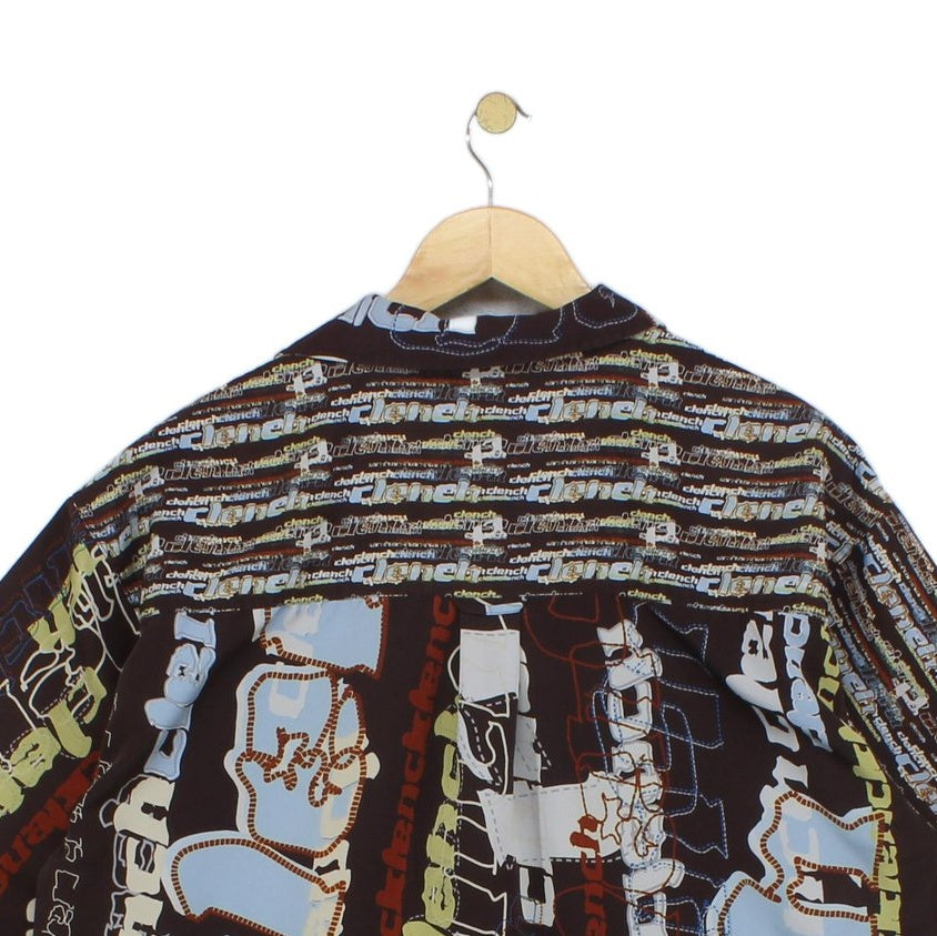 Mens Shirt Graphic Short Sleeve Streetwear
