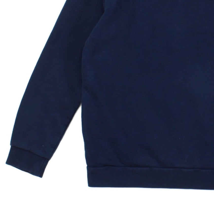 Mens Spell Out Sweatshirt Logo Crew Neck