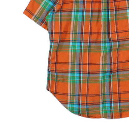 Mens Plaid Shirt Classic Fit  Short Sleeve