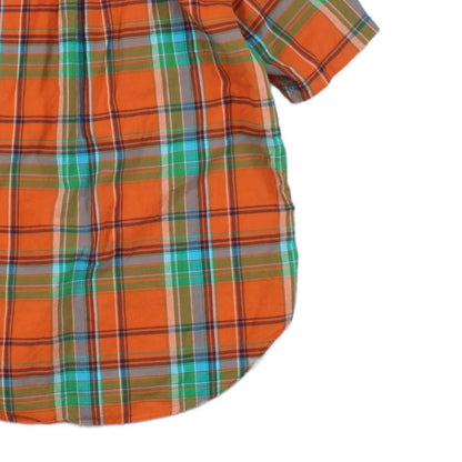 Mens Plaid Shirt Classic Fit  Short Sleeve