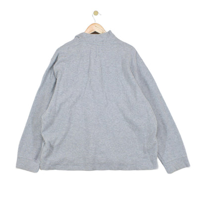 Mens 1/4 Zip Sweatshirt Long Sleeve Estate Rib