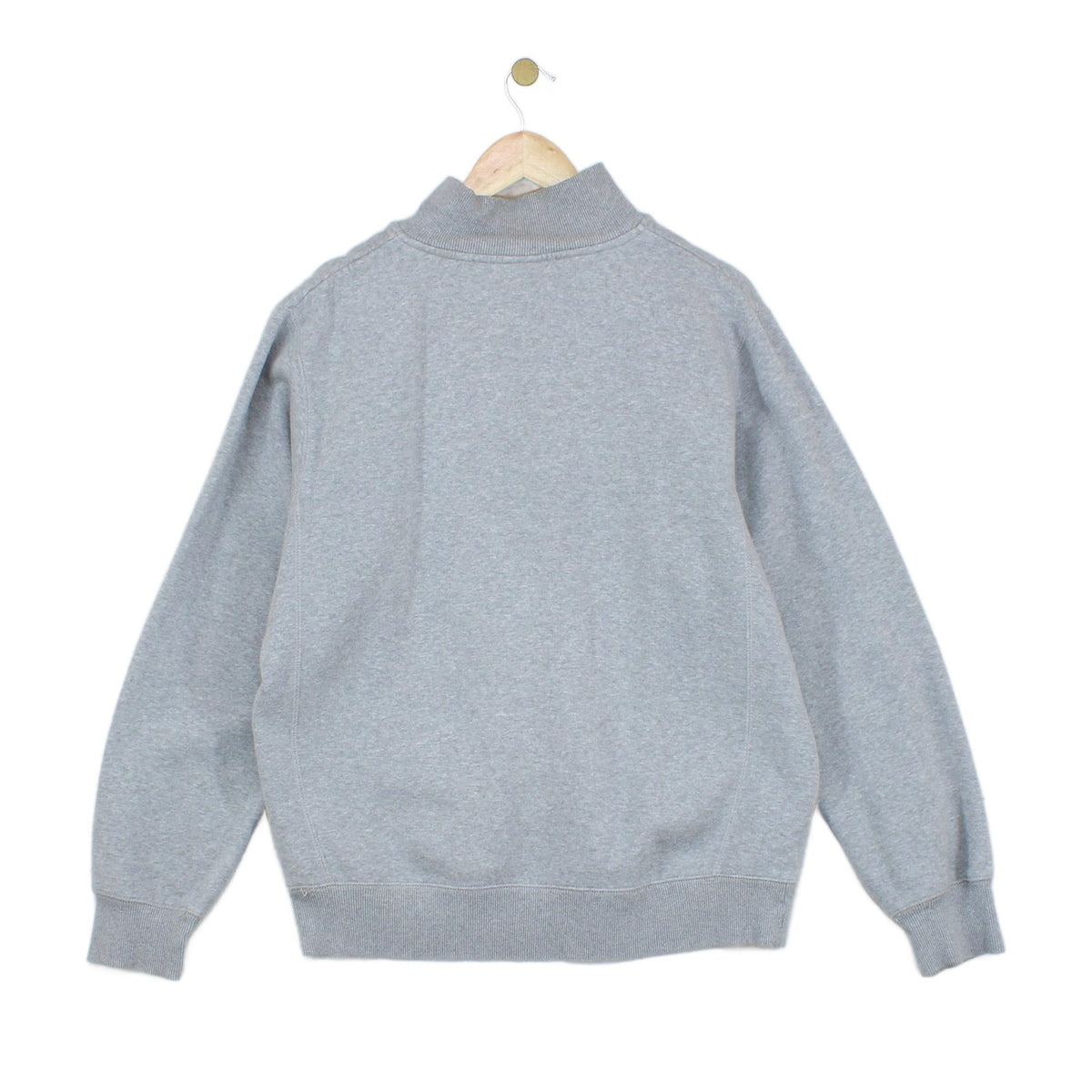 Mens 1/4 Zip Sweatshirt Logo Embroidered
