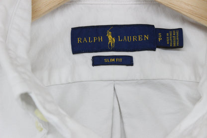 Mens Oxford Shirt Slim Fit Classic Long Sleeve