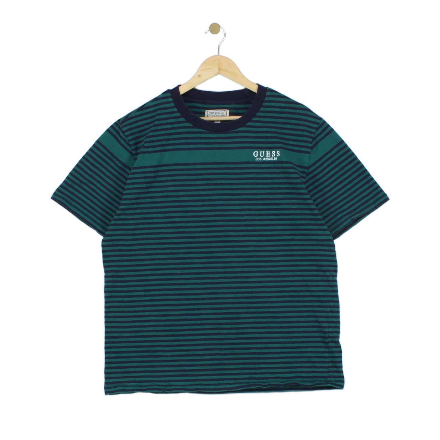 Mens Striped T-Shirt  Casual Short Sleeve Crew Neck