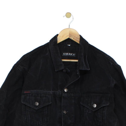 Mens Denim Jacket Usa Made Button Up