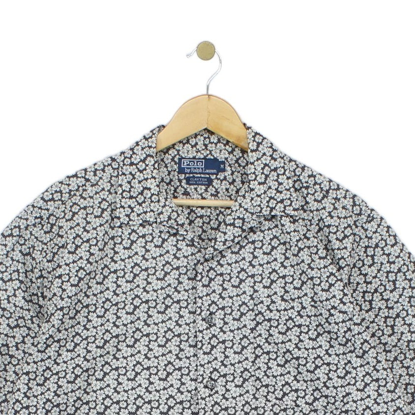 Mens Floral Shirt Short Sleeve