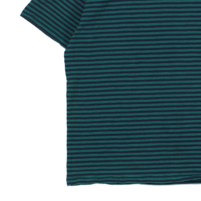 Mens Striped T-Shirt  Casual Short Sleeve Crew Neck
