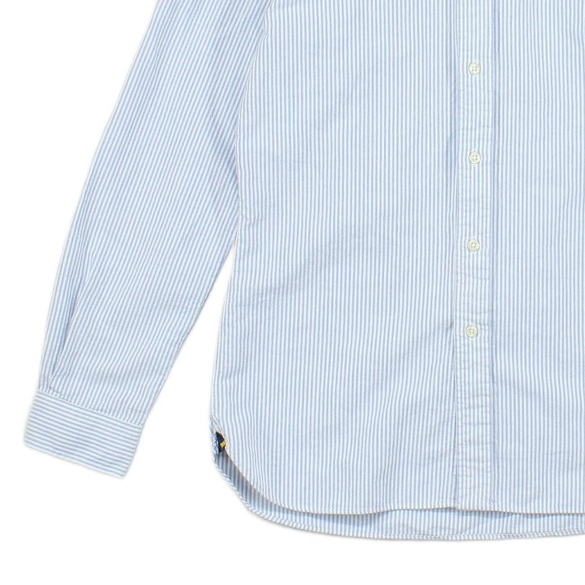 Mens Striped Shirt Slim Fit Button Down