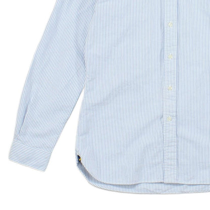 Mens Striped Shirt Slim Fit Button Down