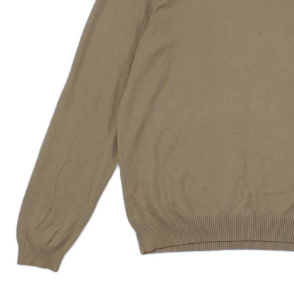 Mens V-Neck Jumper Regular Fit Long Sleeve