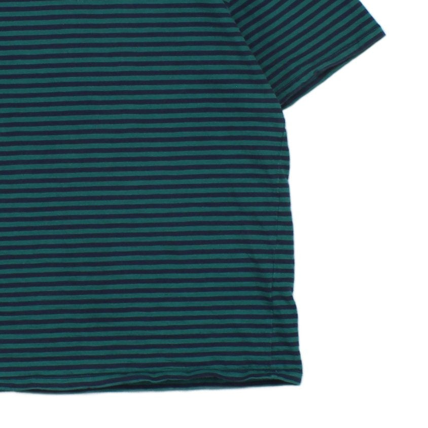 Mens Striped T-Shirt  Casual Short Sleeve Crew Neck