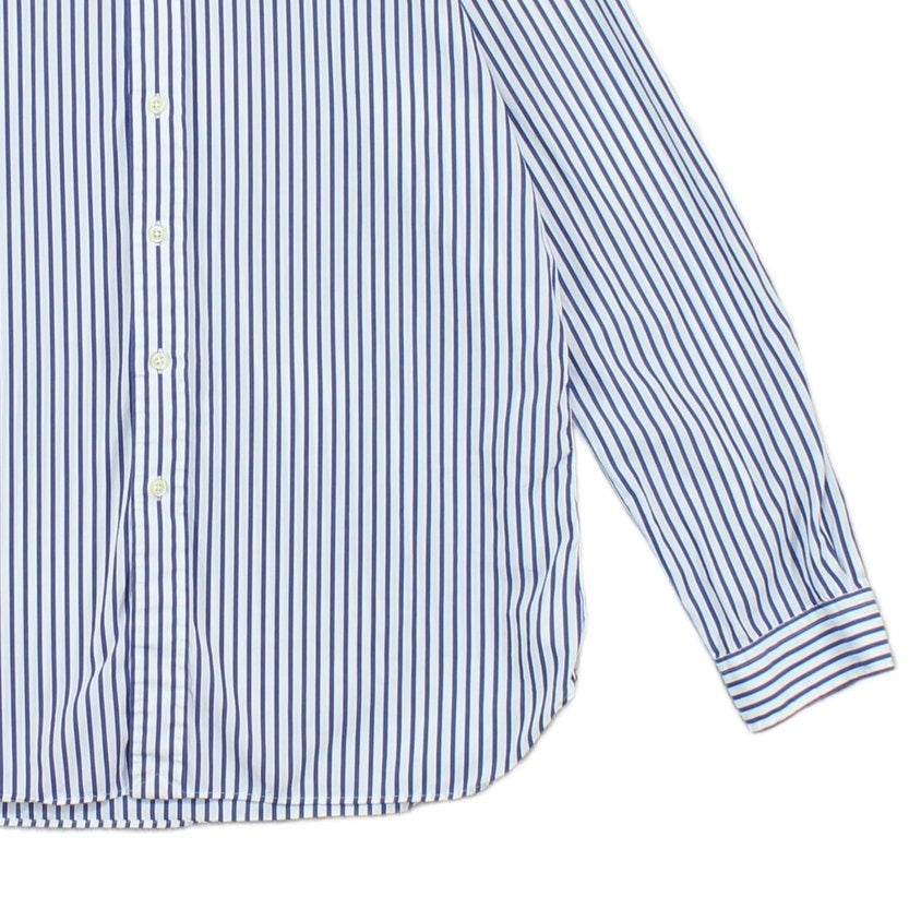 Mens Striped Shirt Slim Fit Long Sleeve