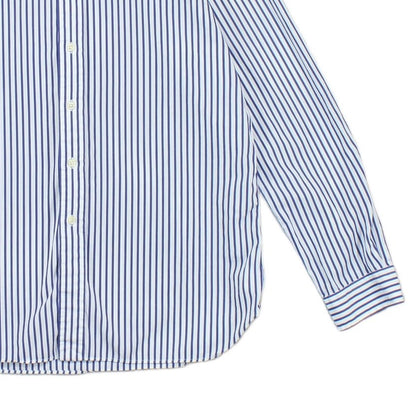 Mens Striped Shirt Slim Fit Long Sleeve