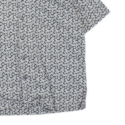 Mens Floral Shirt Short Sleeve