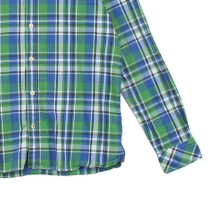 Mens Plaid Shirt Long Sleeve Button Up