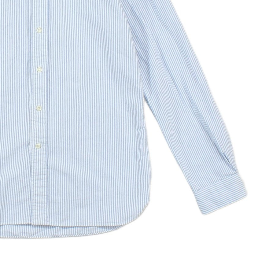 Mens Striped Shirt Slim Fit Button Down