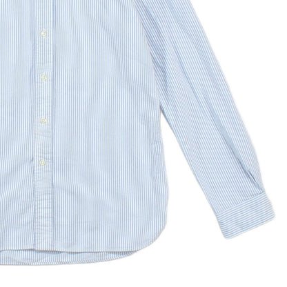 Mens Striped Shirt Slim Fit Button Down