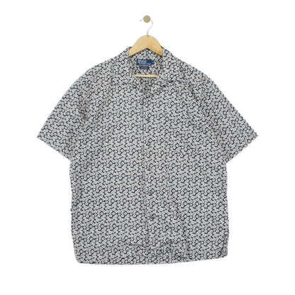 Mens Floral Shirt Short Sleeve