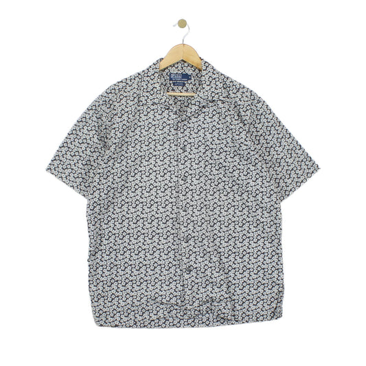 Mens Floral Shirt Short Sleeve