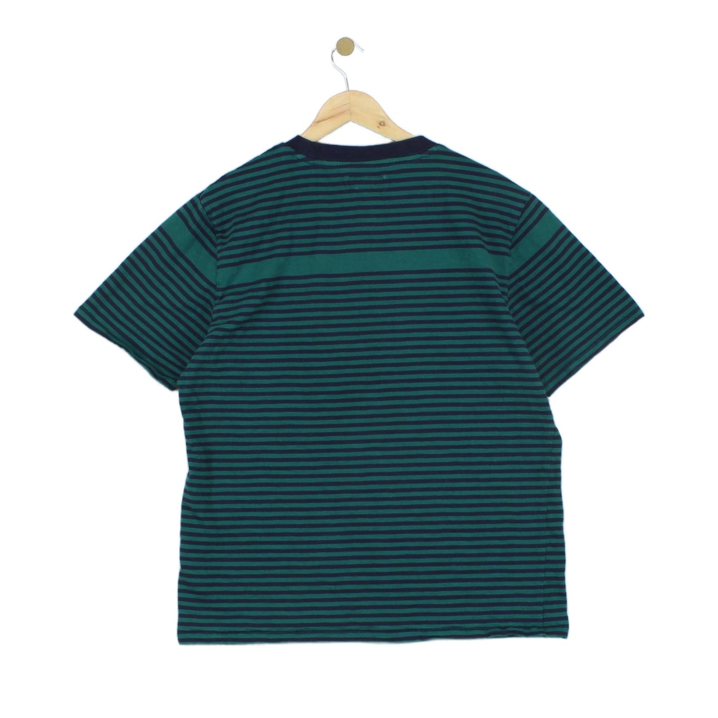 Mens Striped T-Shirt  Casual Short Sleeve Crew Neck
