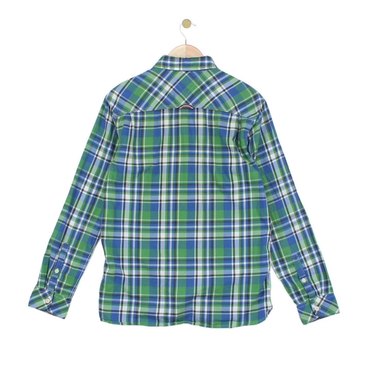 Mens Plaid Shirt Long Sleeve Button Up
