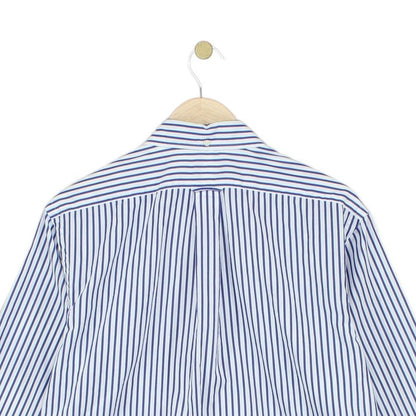 Mens Striped Shirt Slim Fit Long Sleeve