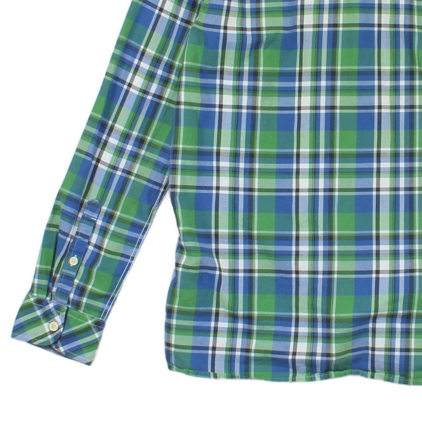 Mens Plaid Shirt Long Sleeve Button Up