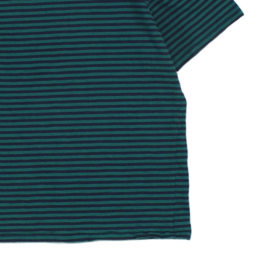 Mens Striped T-Shirt  Casual Short Sleeve Crew Neck