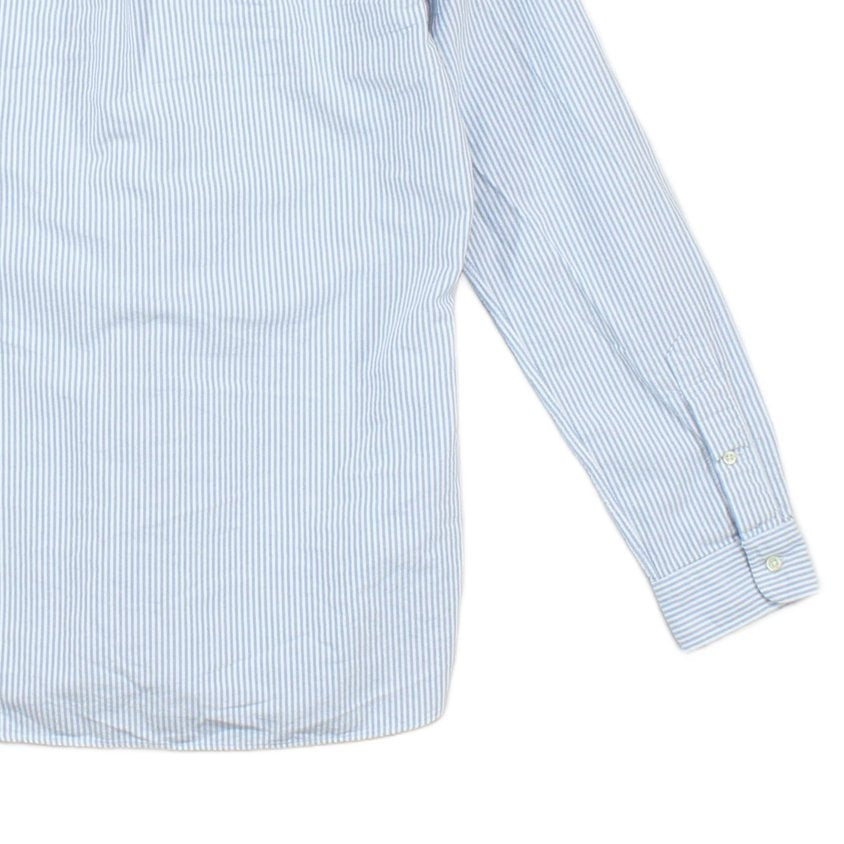 Mens Striped Shirt Slim Fit Button Down