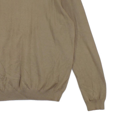 Mens V-Neck Jumper Regular Fit Long Sleeve