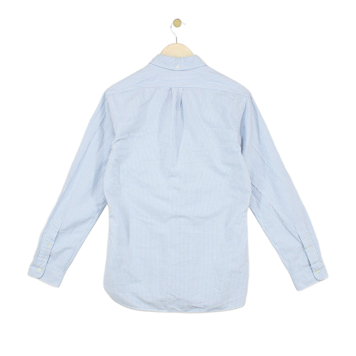 Mens Striped Shirt Slim Fit Button Down