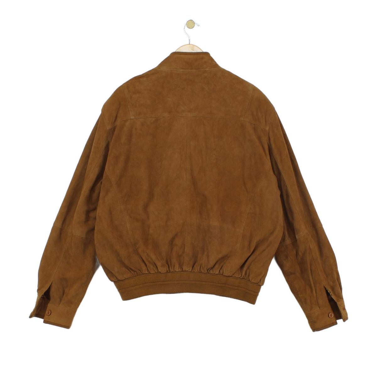 Mens Suede Bomber Jacket Texture Full Zip