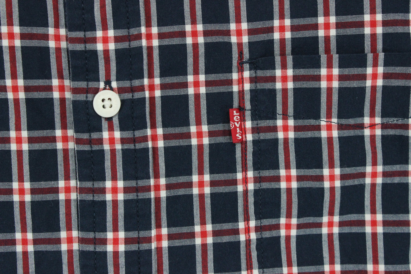 Mens Plaid Shirt Button Up Short Sleeve