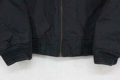 Mens Bomber Jacket Full Zip Insulated Outerwear
