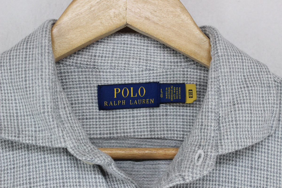 Mens Houndstooth Shirt Pattern Long Sleeve