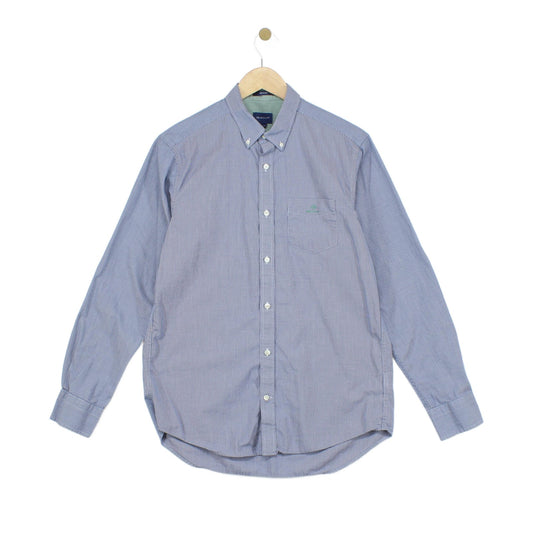 Mens Check Shirt Button Up Long Sleeve
