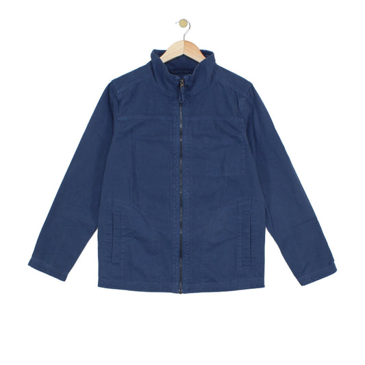 Mens Barwis Jacket Full Zip Lightweight Cotton