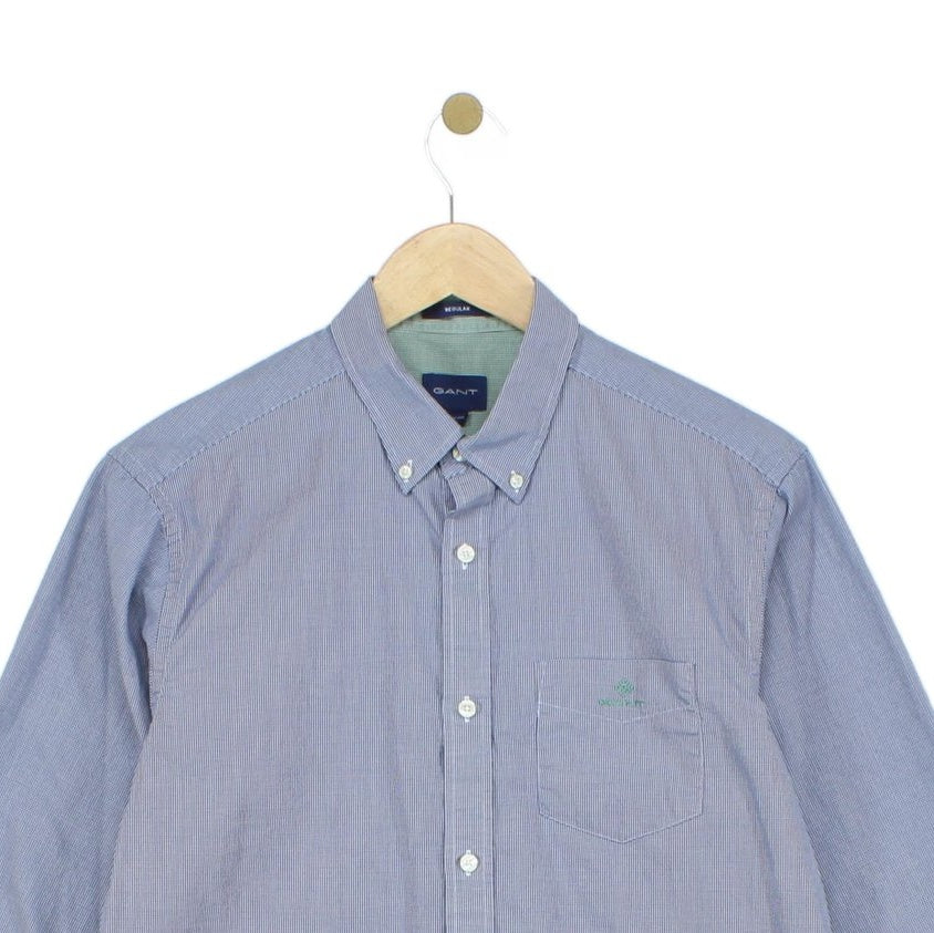 Mens Check Shirt Button Up Long Sleeve