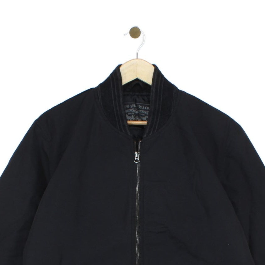 Mens Bomber Jacket Full Zip Insulated Outerwear
