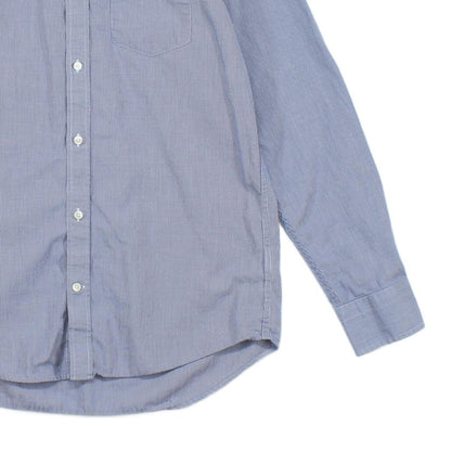 Mens Check Shirt Button Up Long Sleeve