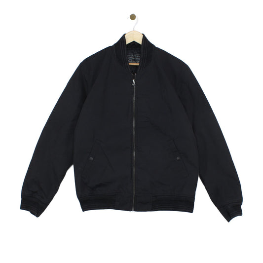 Mens Bomber Jacket Full Zip Insulated Outerwear