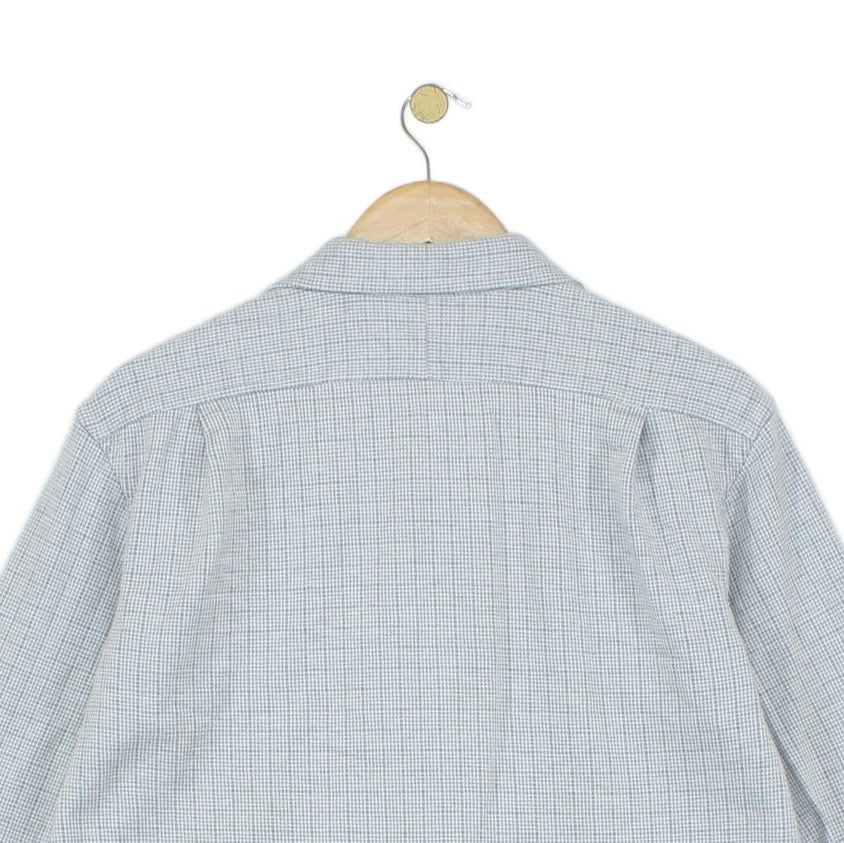 Mens Houndstooth Shirt Pattern Long Sleeve