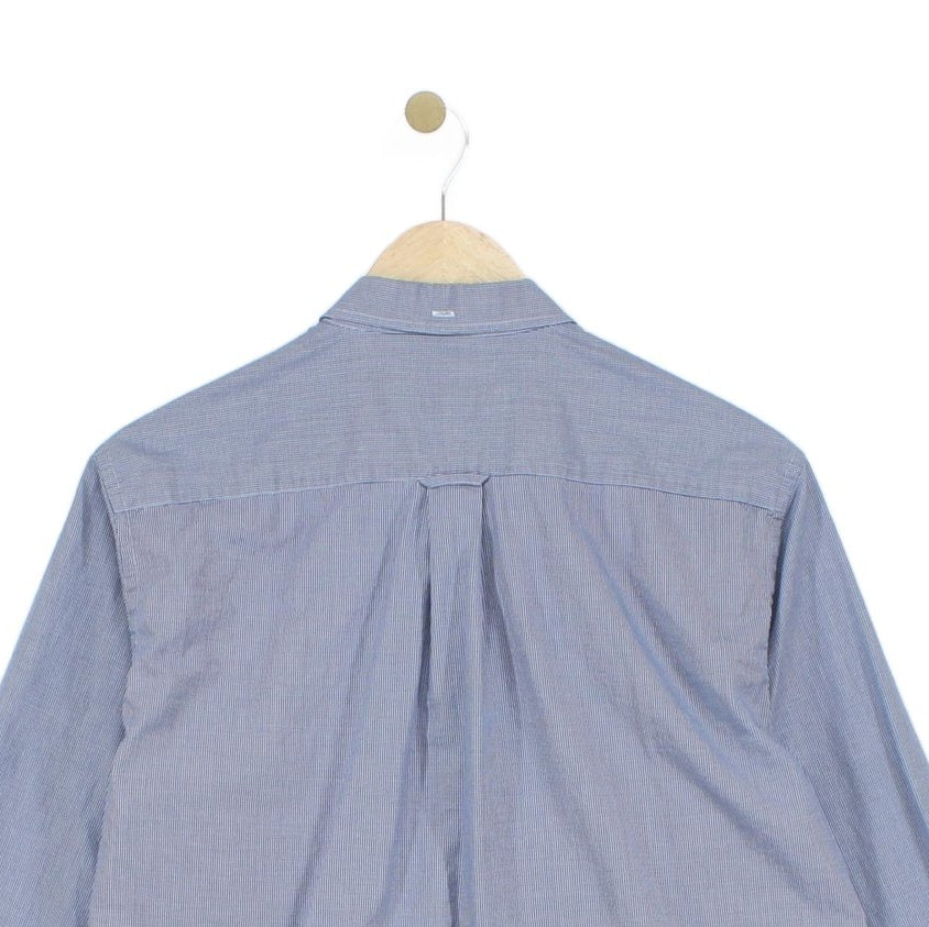 Mens Check Shirt Button Up Long Sleeve