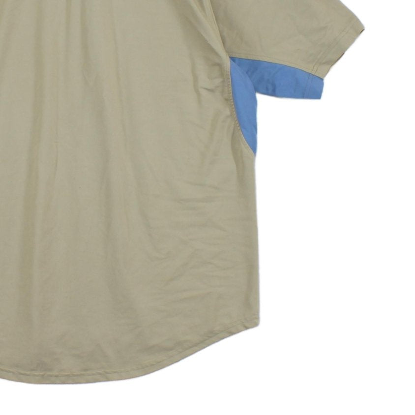 Mens Striped T-Shirt V Neck  Casual Short Sleeve
