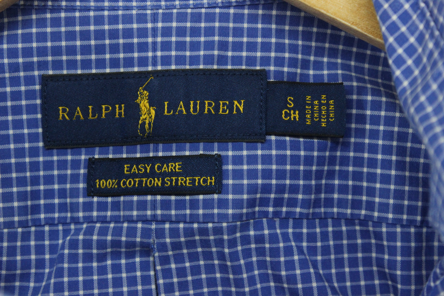 Mens Check Shirt Classic Button Down Collared