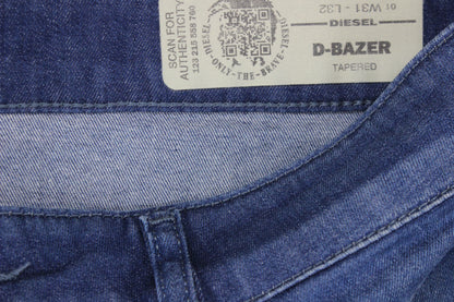 Mens D-Bazer Jeans Stretch Tapered Denim